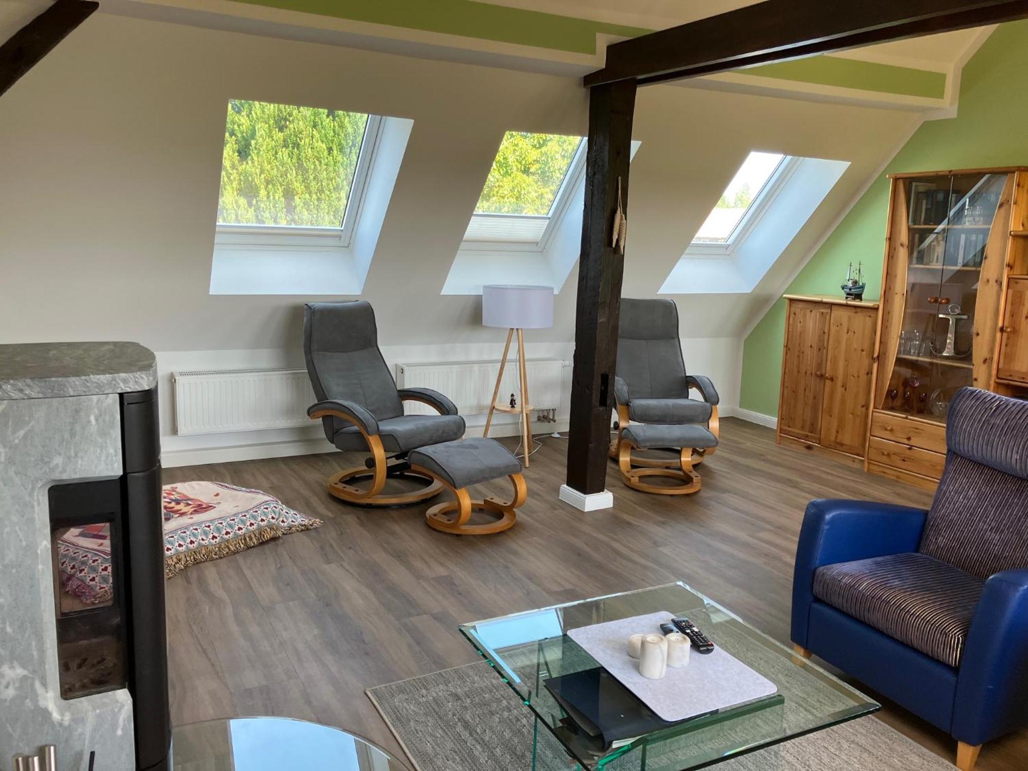 Grosse 4 Sterne Ferienwohnung Beim Boddenstrand Sundhagen-Niederhof ภายนอก รูปภาพ