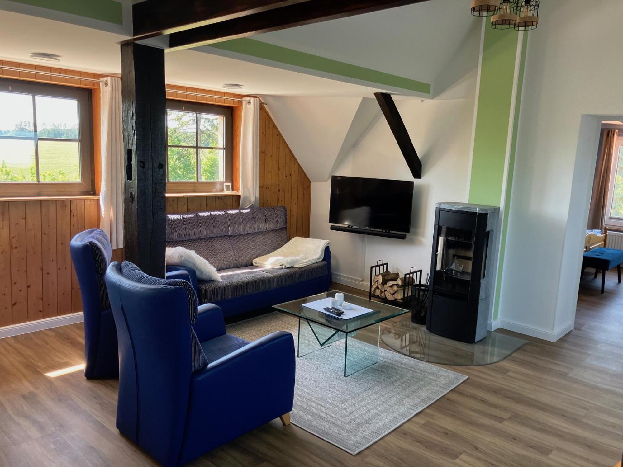 Grosse 4 Sterne Ferienwohnung Beim Boddenstrand Sundhagen-Niederhof ภายนอก รูปภาพ
