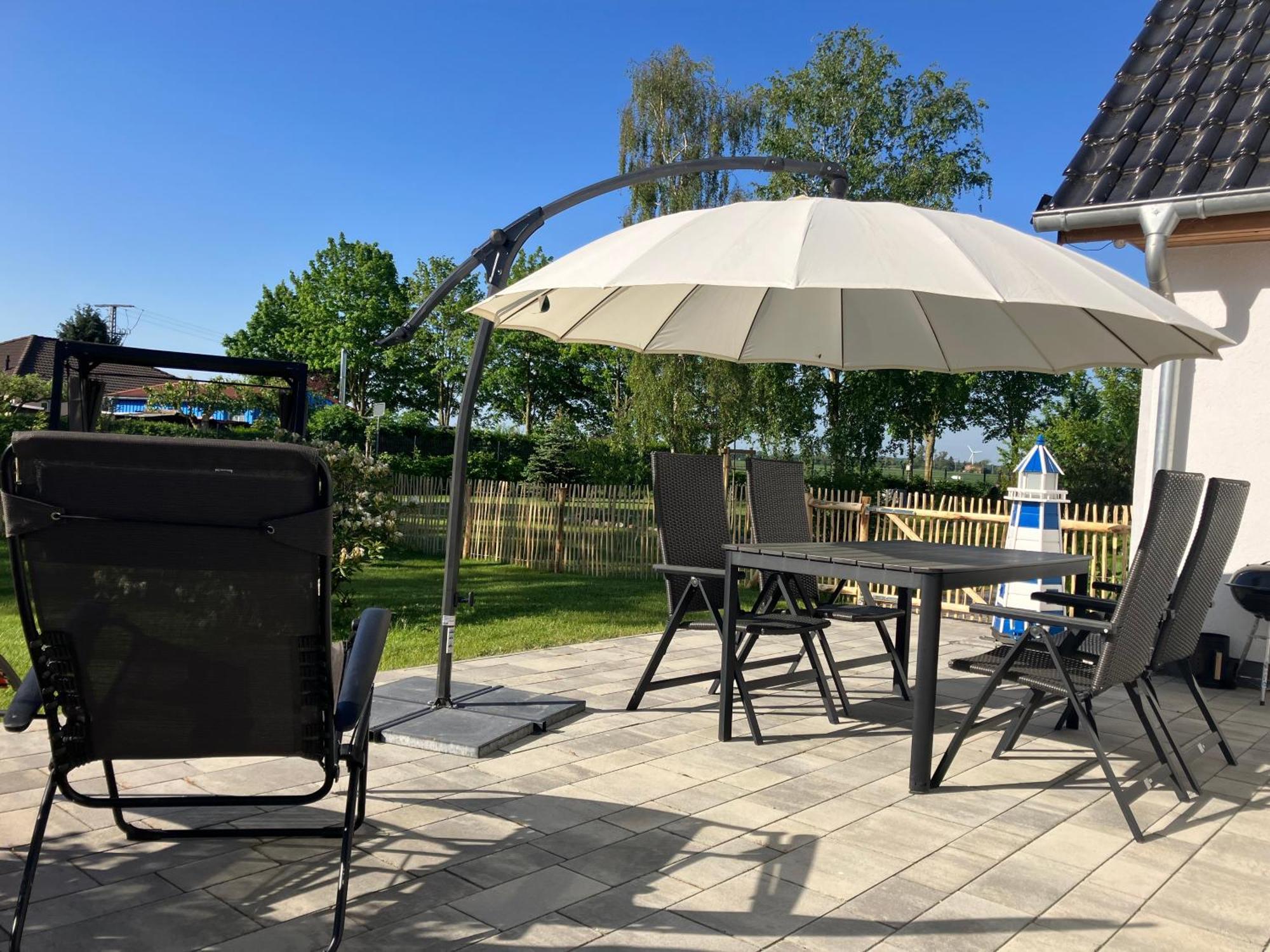 Grosse 4 Sterne Ferienwohnung Beim Boddenstrand Sundhagen-Niederhof ภายนอก รูปภาพ